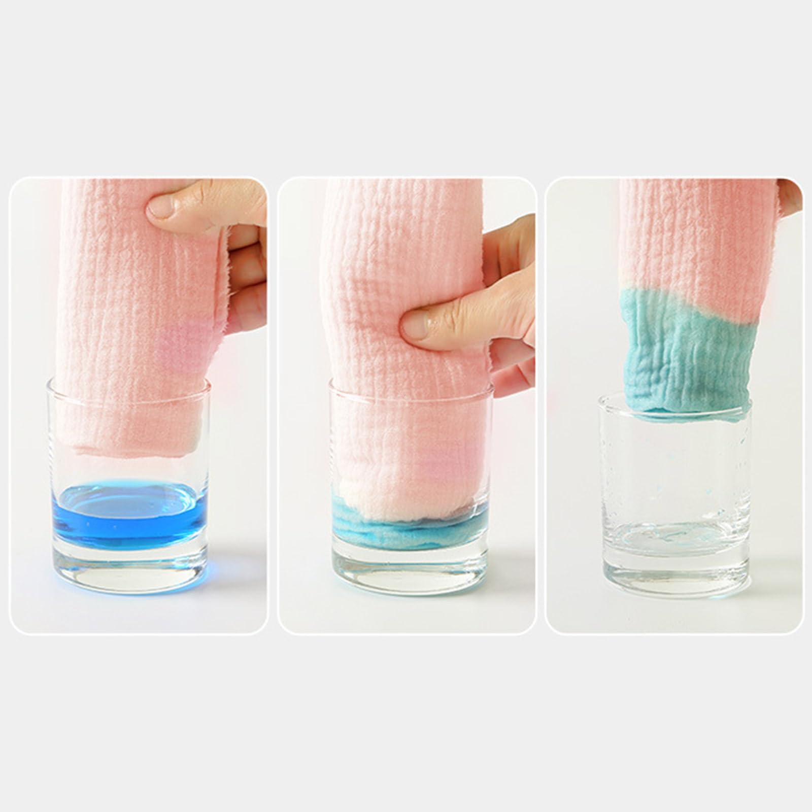 Lot de 5 bavoirs multi-usages en coton - Hypoallergéniques - Contrôle des bavures et des bavoirs - Pour les tout-petits