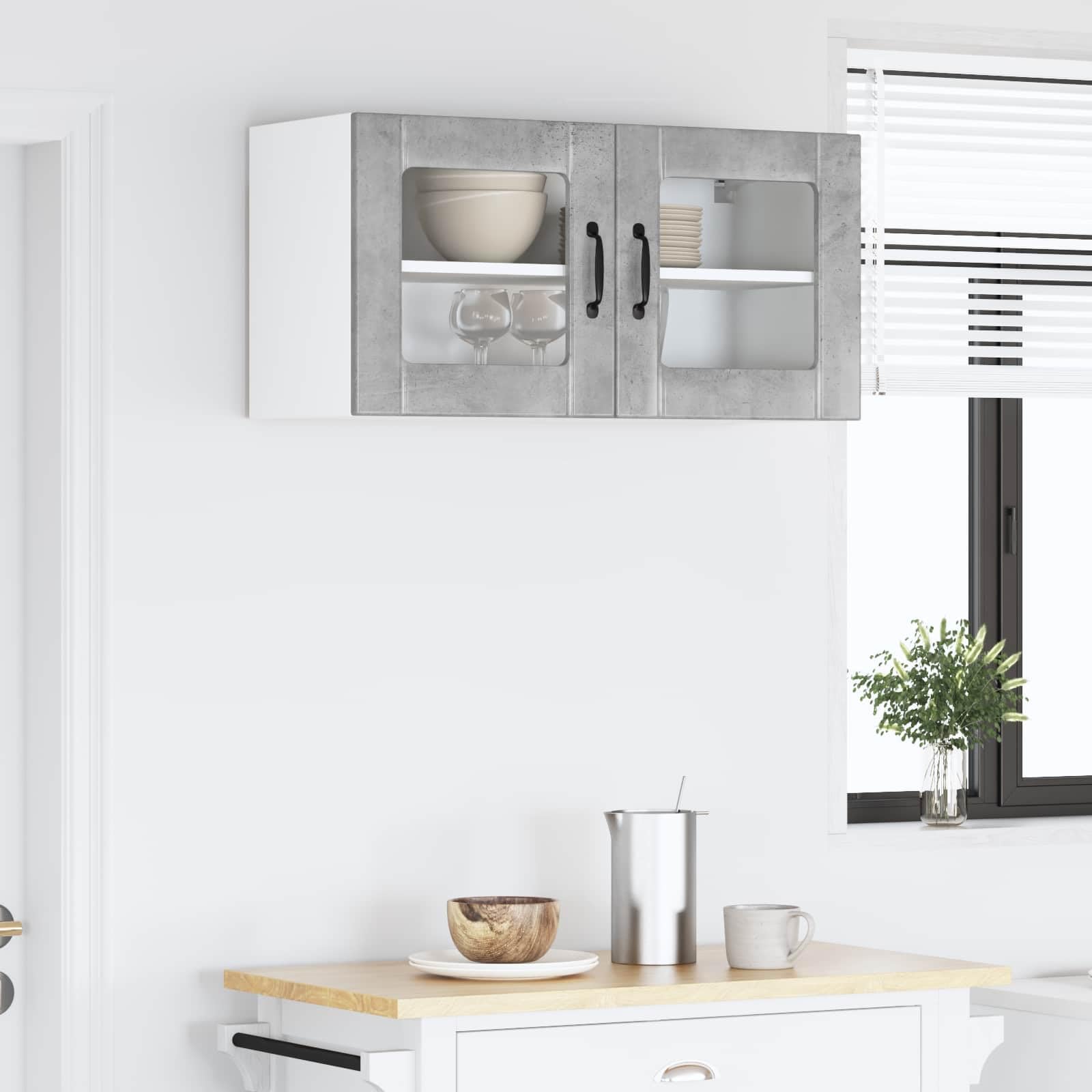 Armadio 80x31x40 cm con 2 ante con 2 ripiani in legno