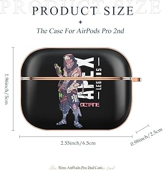 Air Pods Pro2本体付属品すべてあり、イヤホンケース付き Amazon | Airpods Pro2ケース Apex エイペックス AirPods Pro2カバー
