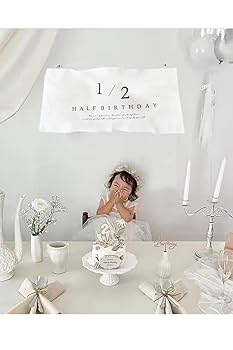 Amazon.co.jp: LIKENNY ハーフバースデー タペストリー happy