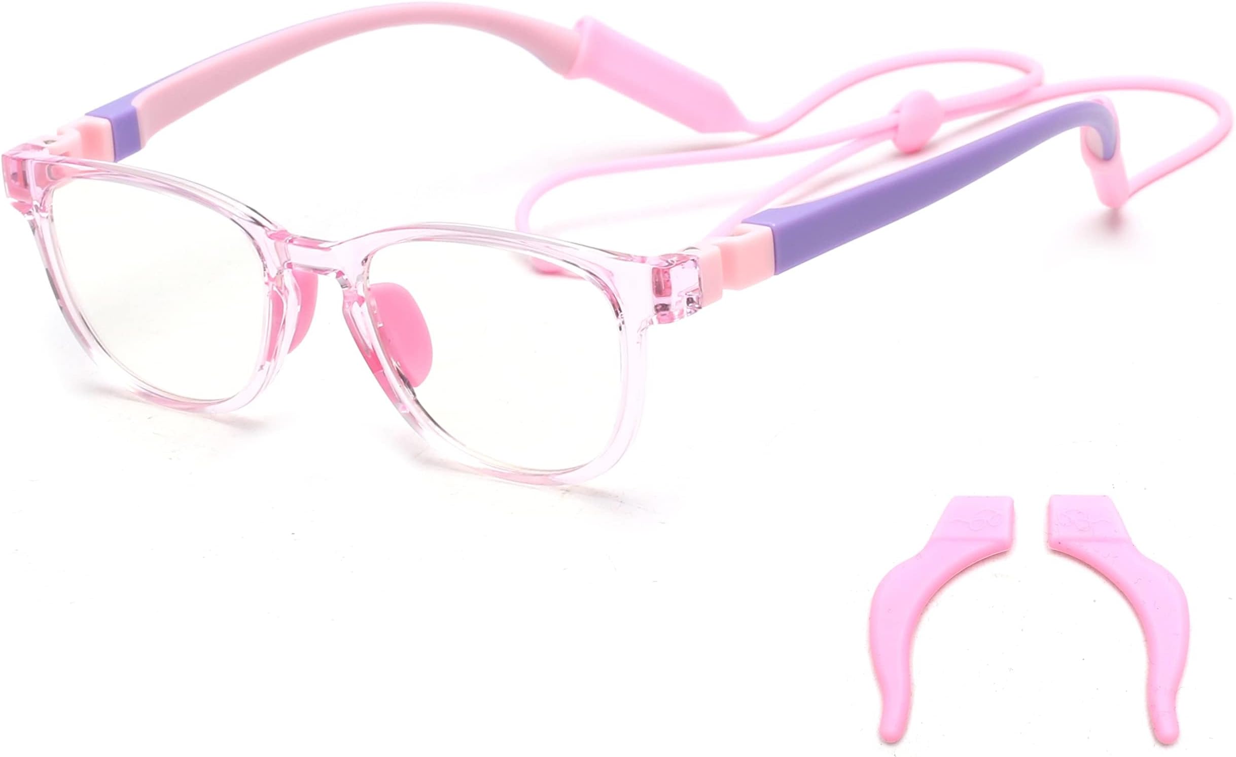 JM Kids Blue Light Glasses, Computer Gaming Grasses for Girls Boys Age 3-10, Anti Blue Ray TR90 Eyeglasses