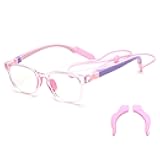 Kids Blue Light Glasses, Computer Gaming Grasses for Girls Boys Age 3-10, Anti Blue Ray TR90 Eyeglasses