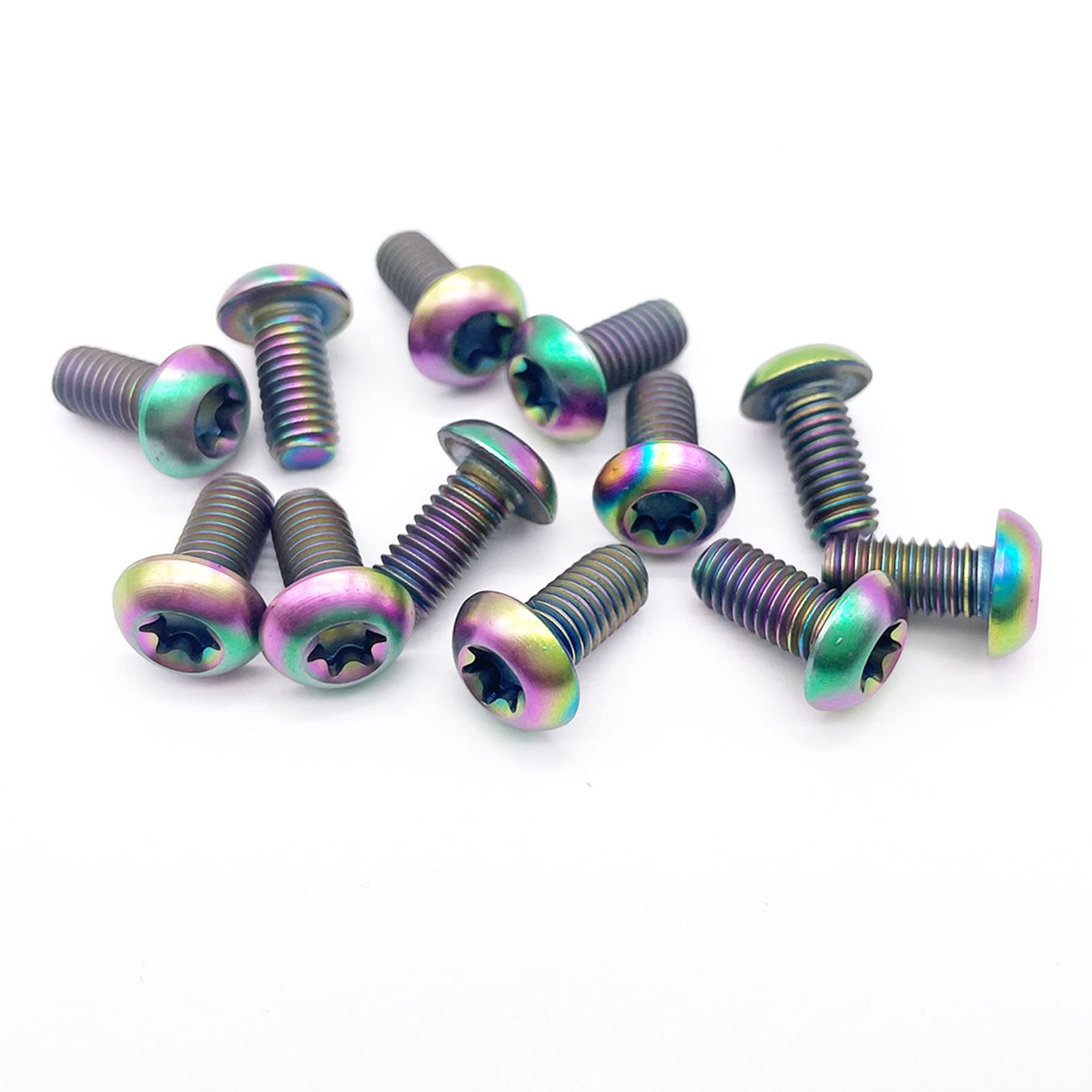 Wanyifa M5 X 10Mm Titanium Ti Mountain Kerékpáros Kerékpár Tárcsás - Foto 11