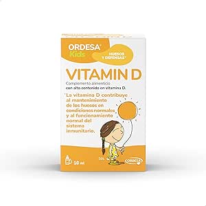 Ordesa Vitamin D | 10 ml | Complemento Alimenticio con Vitamina D en Gotas para el mantenimiento de Huesos y Dientes para Niños y Adultos