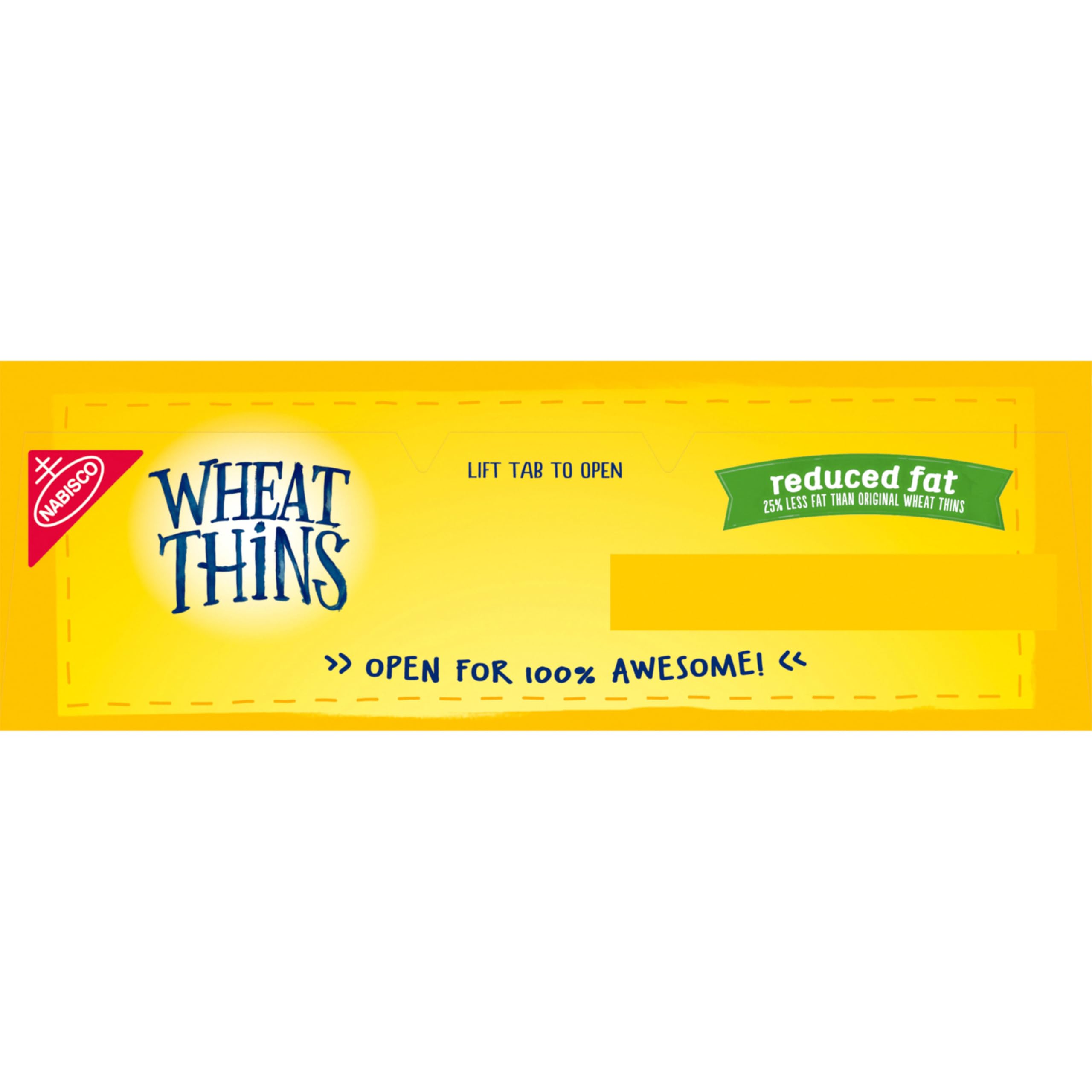 Wheat Thins Reduced Fat Snacks, Whole Grain Wheat Crackers, Bulk Snack Crackers, Family Size, 6 - 12.5 oz Boxes