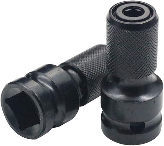 Drill Bits 2x/set 1/2 Square Drive To 1/4Hex Shank Drill Bit Chuck