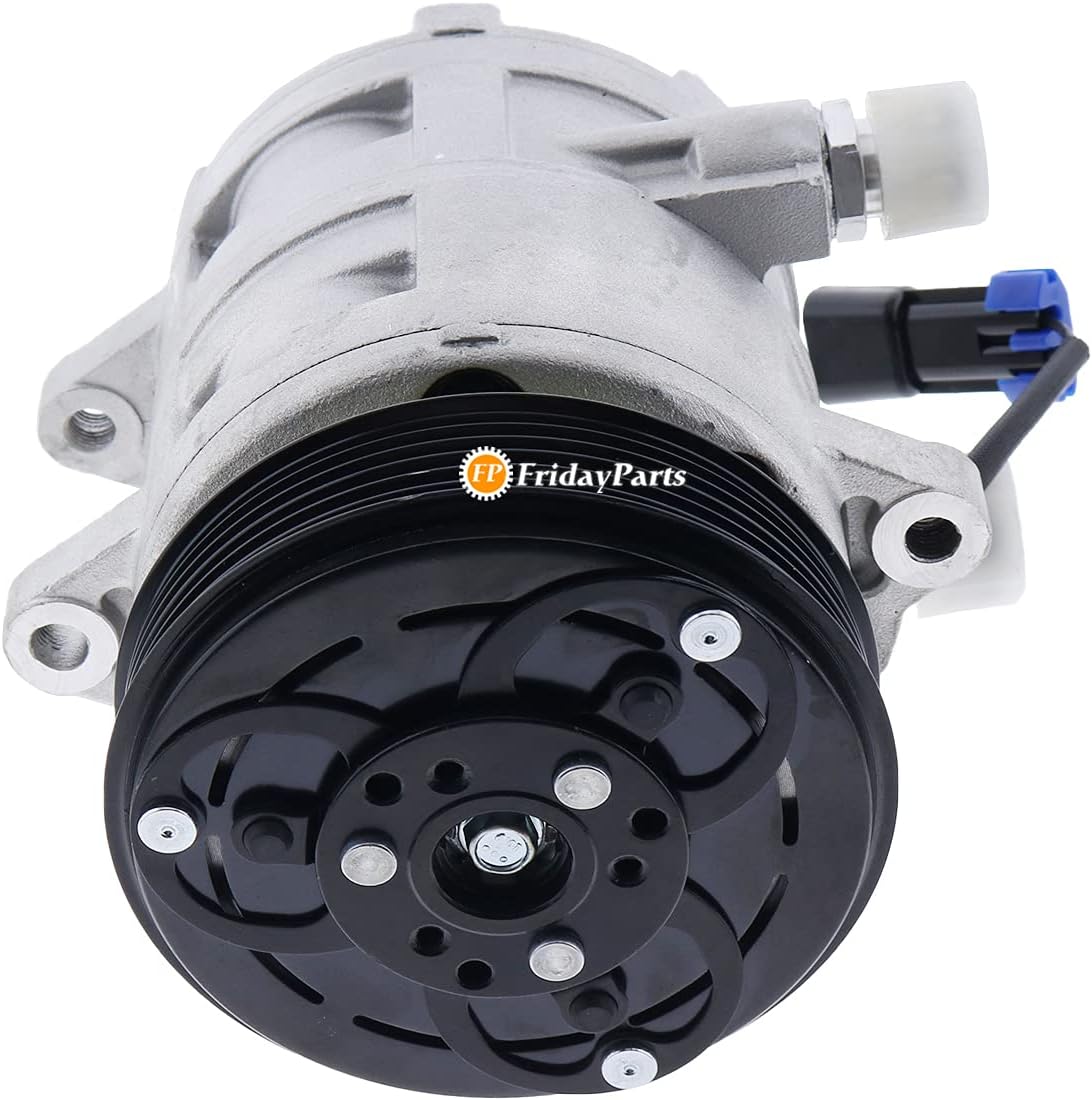 FridayParts A/C Compressor Air Conditioning Compressor 6681716 6685798 for Bobcat 331 331E 335 337 341 430 435