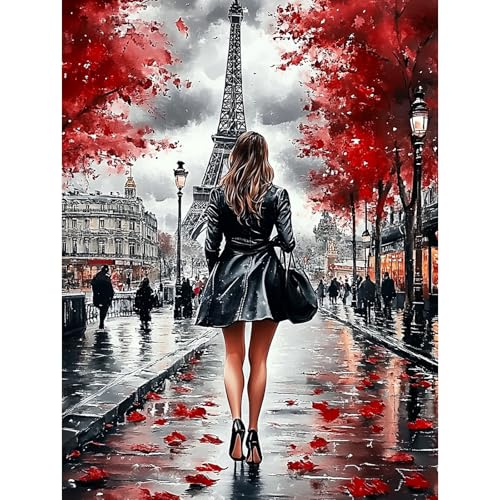 HEIBAGO 5D Diamond Painting Beauté Femmes, DIY Broderie Peinture Diamant pour Adultes, Diamond...