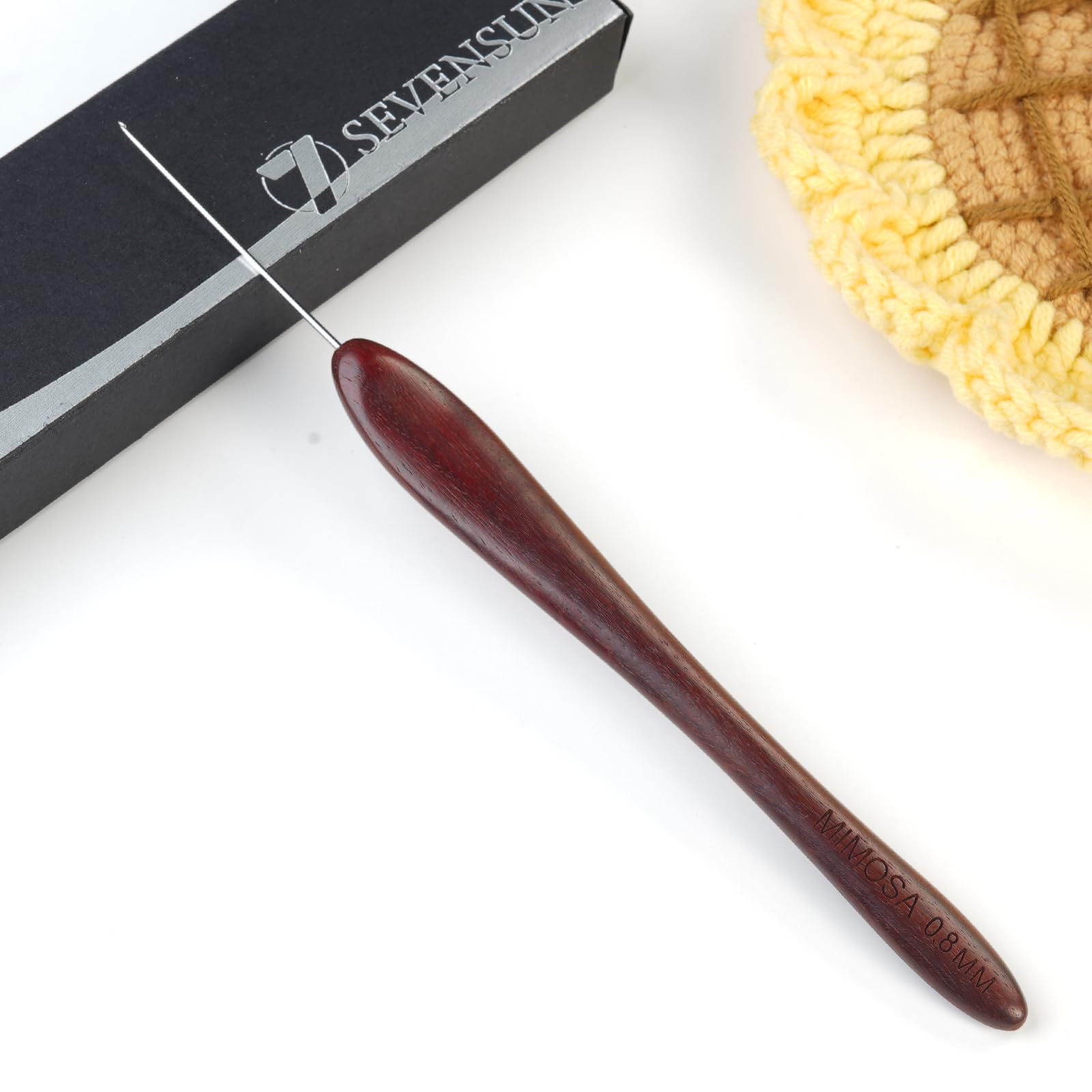 Amazon.com: SEVENSUN Mimosa 0.8mm Single Crochet Hook, Available