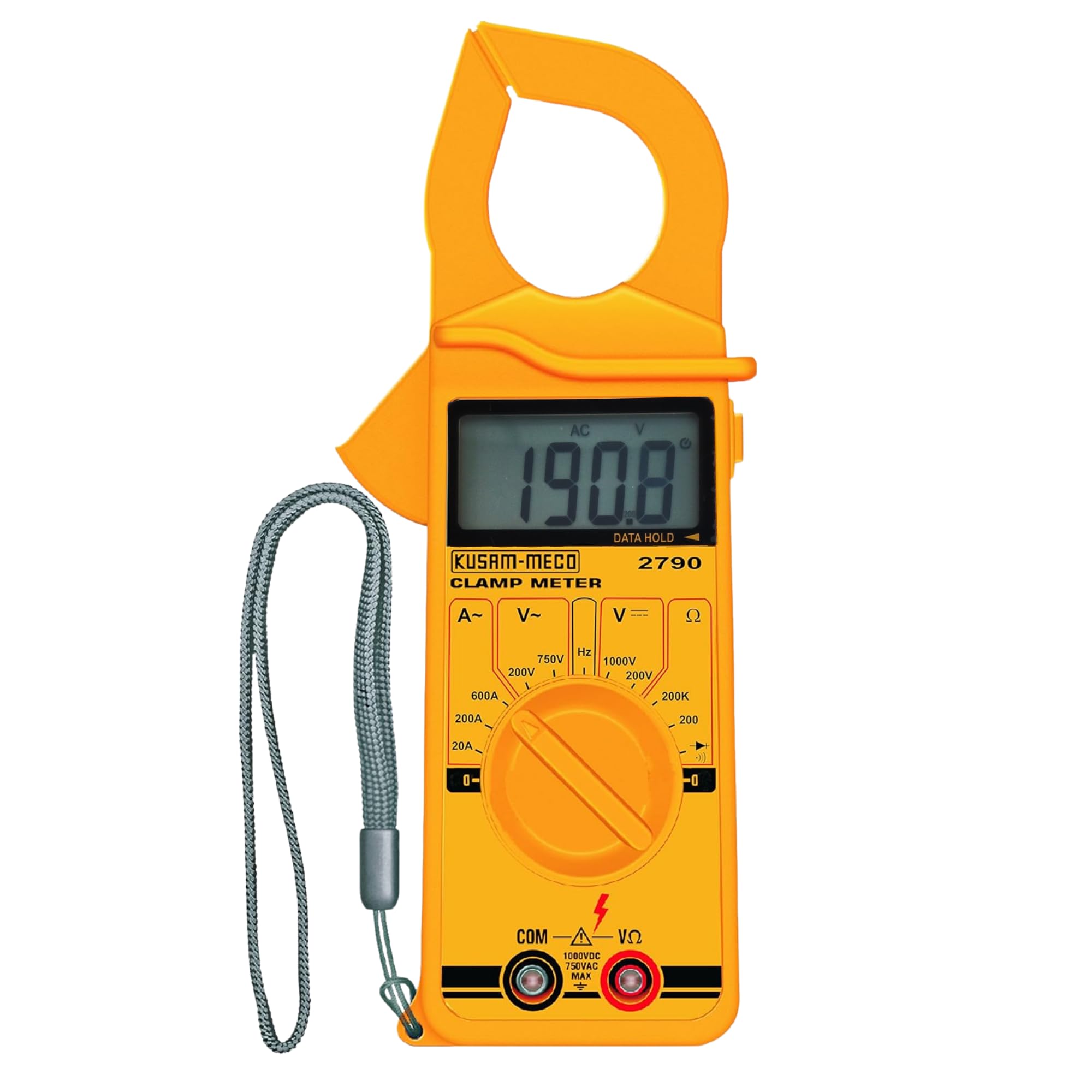 Kusam-Meco 3½ DIGITS 2000 COUNTS DIGITAL CLAMP METER(7 Functions; 12 Ranges) KM-2790-picture-13