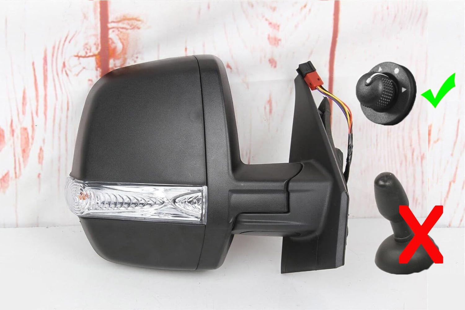 FOR DODGE RAM PROMASTER CITY 2015-2022 RIGHT PASSENGER SIDE POWERED MIRROR with Temperature Sensor