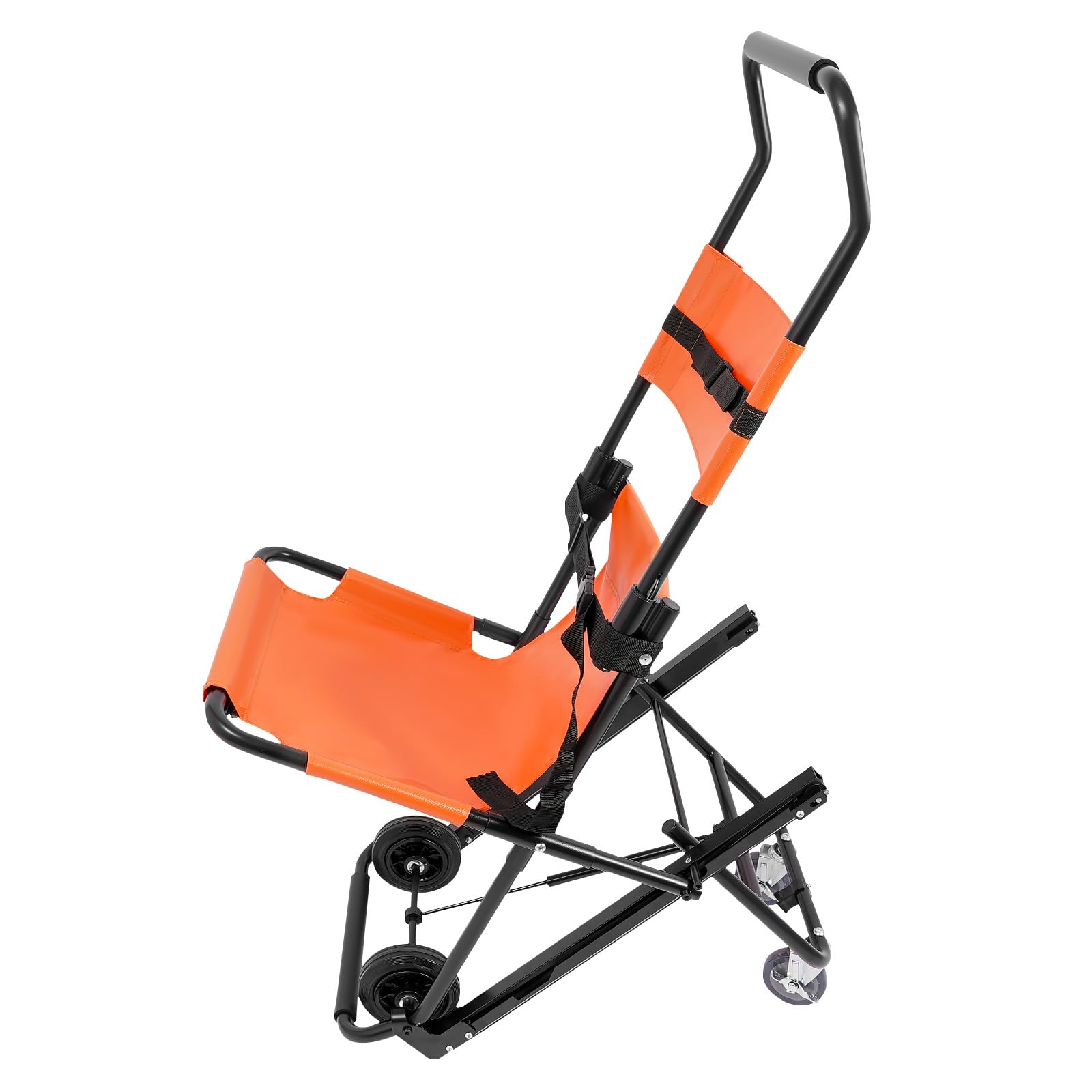 Silla de escalera de transporte manual | Silla plegable para escaleras de emergencia con ruedas, silla portátil para el traslado diario, ancianos y discapacitados, capacidad de carga 159 kg/350.53lbs