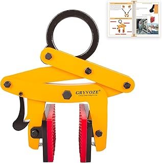 705 lbs Large Slab Stone Lfting Clamp, 0-2.6" A Shaped Granite Slab Lifting Clamp, Scissor Lifter Clamp, Stone Carry Clamps Slab Lifter for Marble, Granite, Concrete Slabs, Steel Pate