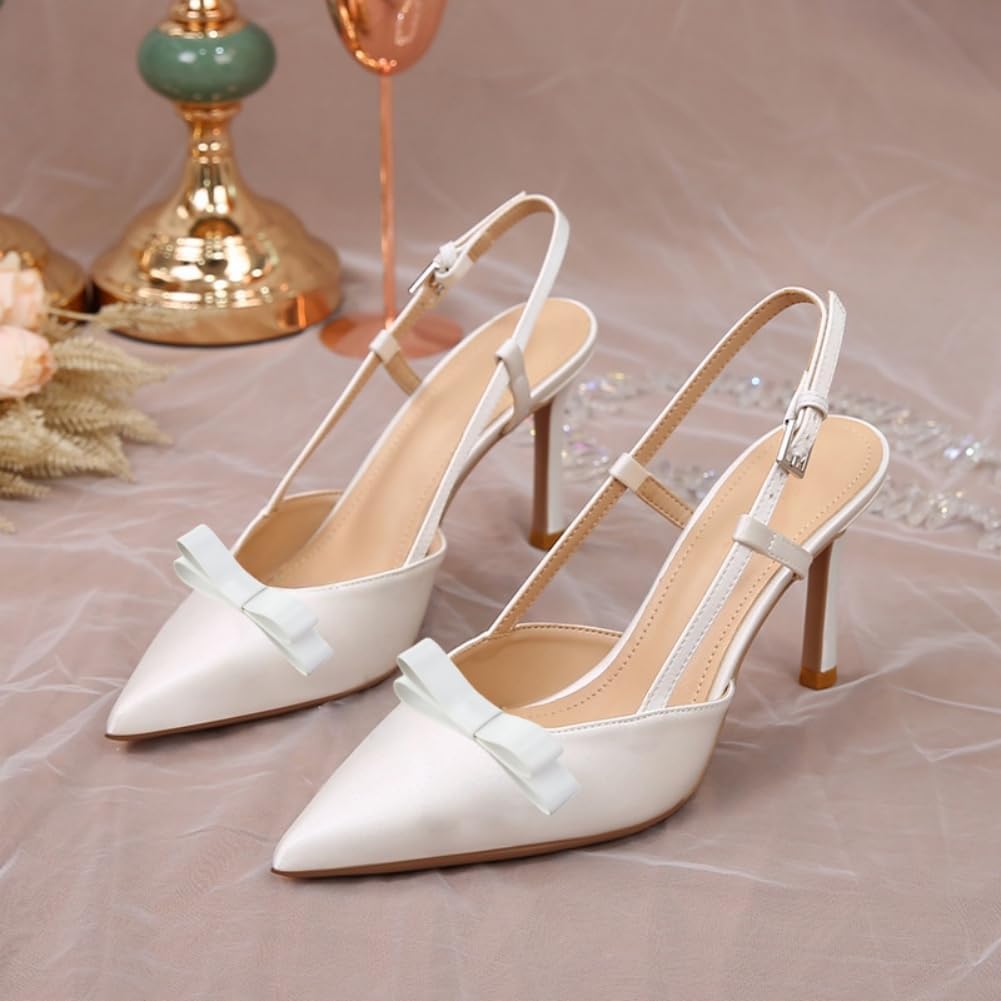 2 pcs 2.8inch Popular PU Leather Bridal Prom Bow Repair Shoe Clips Shoe Charm Accessories image 3