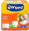 Canped 630240500B Absorbent Panties, Medium, White