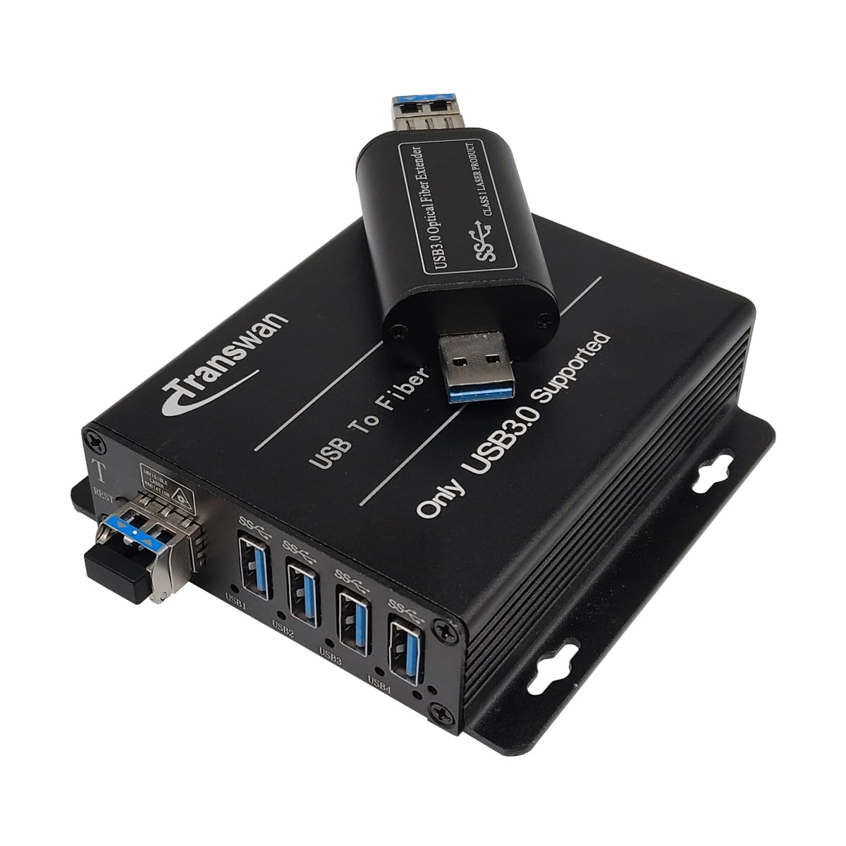 USB 3.2 Over Fiber Extender 820 Feet SMF - Extends 4 Ports USB A Signal (SupperSpeed 5Gbps) Over Optic-Fiber Cables -USB 3.2 Gen 1x1 (USB 3.0) to Fibre-image-42