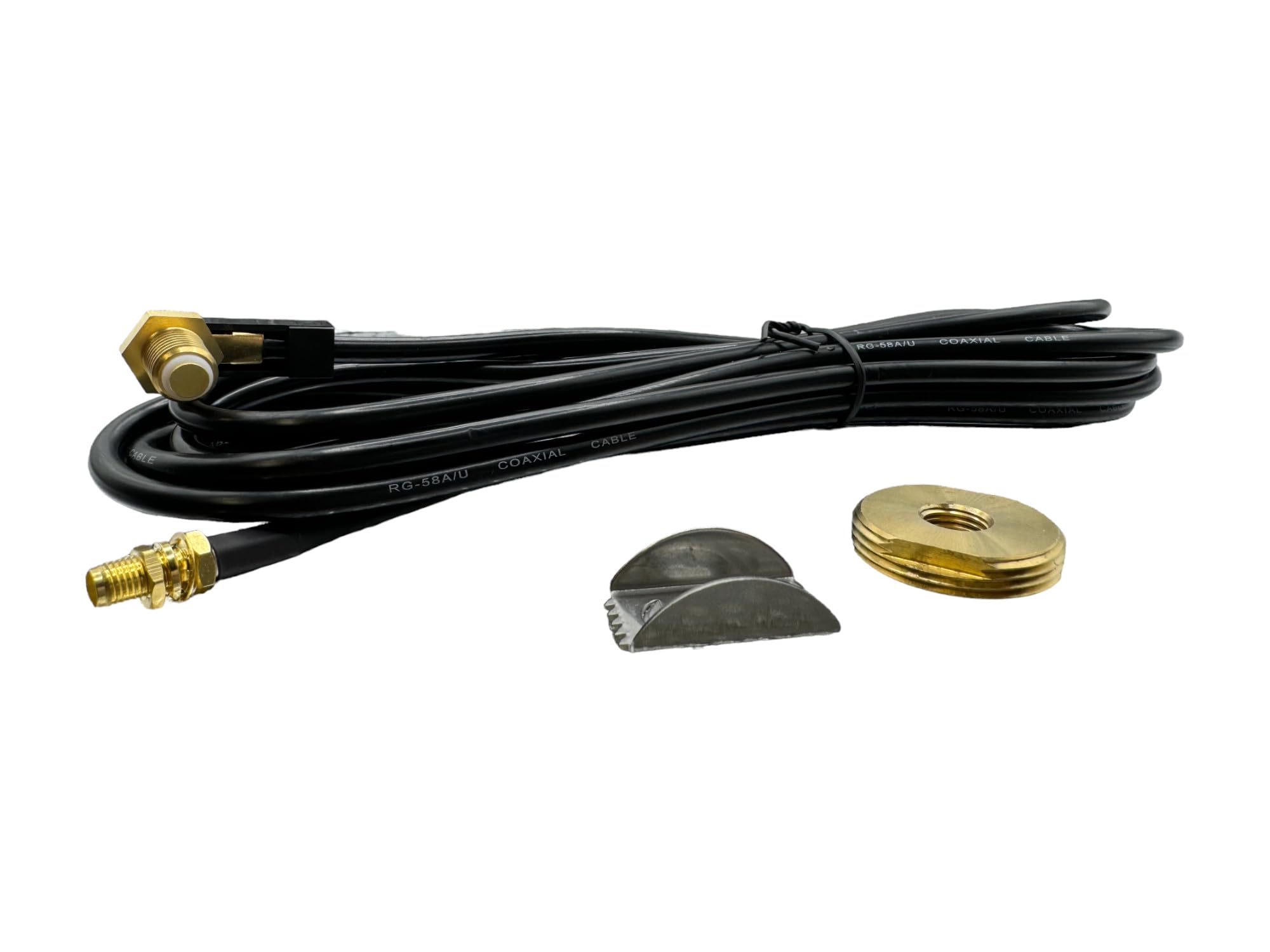 Smiley Antenna Co., Inc. NMO Antenna Mount with 13' RG-58 Coax Cable for VHF/UHF/CB Radios (BNC)