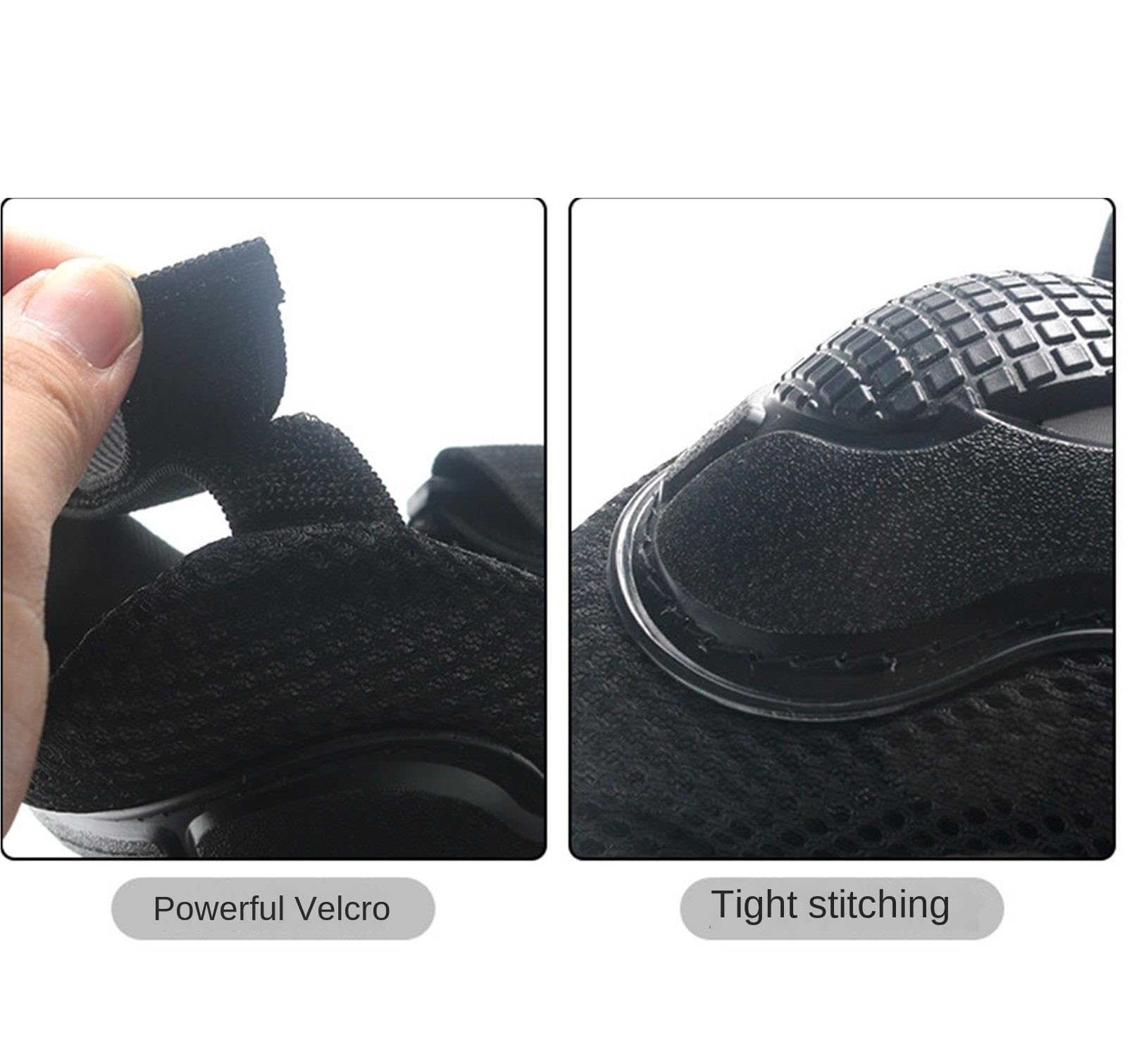 Knieschoner Knieschützer, Ellenbogenschützer Und Handgelenkschützer Eignen Sich for Rollschuh- Radsportarten Ärmel(Black,S)