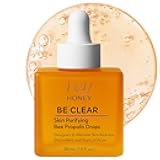 Hey Honey Skincare Be Clear Skin Purifying Bee Propolis Drops Serum | Designed To Alleviate Skin Redness, Discomfort, Blemishes & Acne | 1 Oz