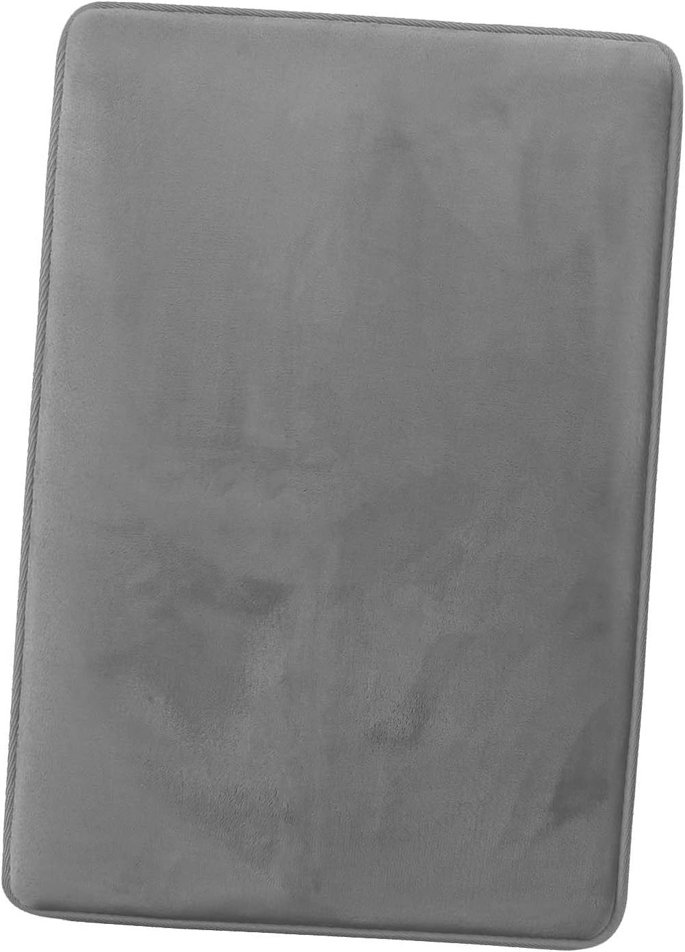 Clara Clark Bathroom Rug 32" x 20"- Bathroom Rugs, Memory Foam Bath Mat, Plush, Cozy, Ultra Soft, Non Slip, Machine Washable, Quick Dry - Medium Grey