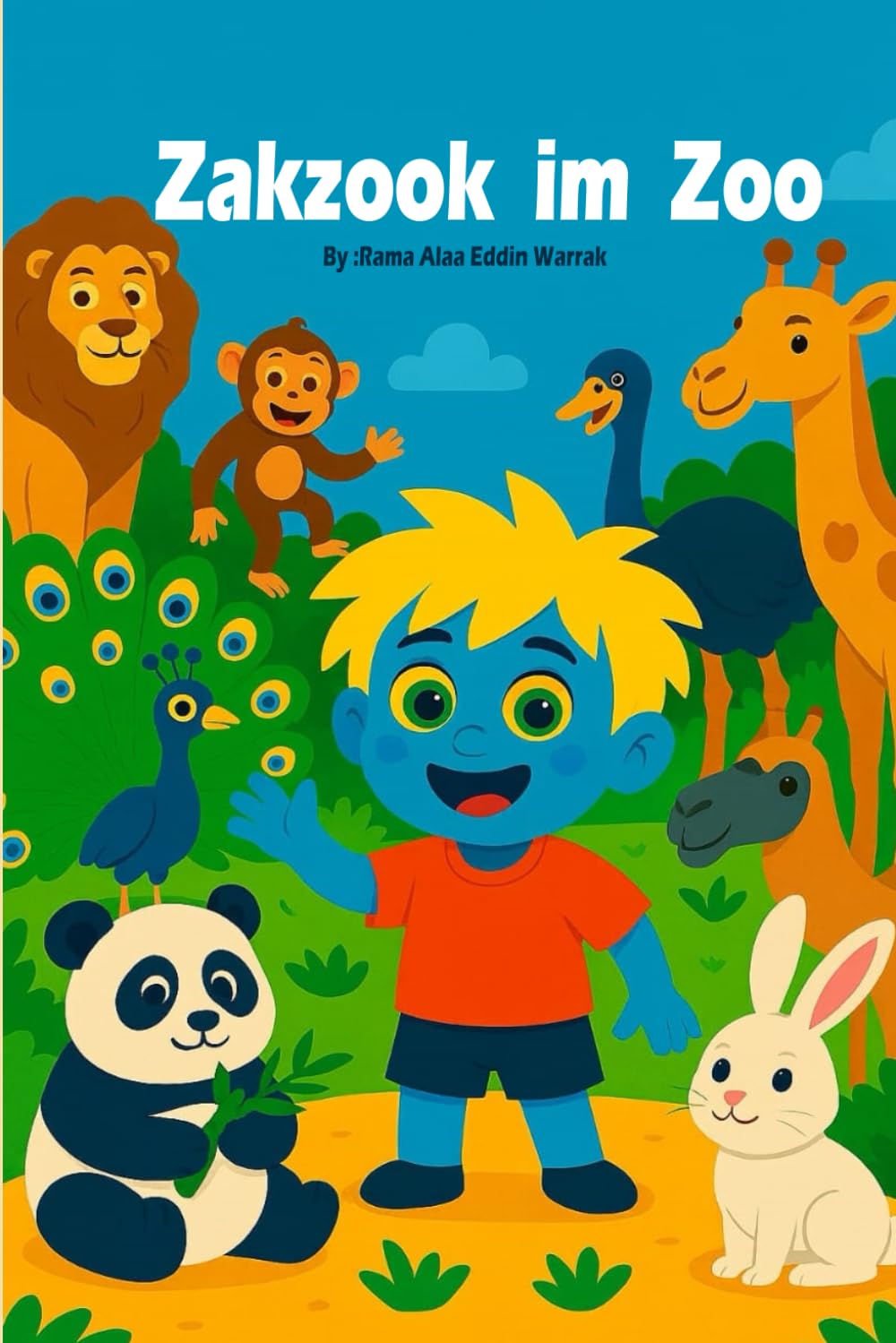 Zakzook im Zoo: Ein einfaches Tierbuch für Kleinkinder