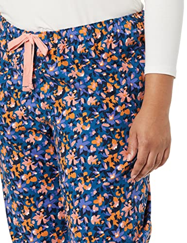 Image of Amazon Essentials Women's Cotton Pajama Pants, Breathable Poplin Sleep Pant with Drawstring Elastic Waist