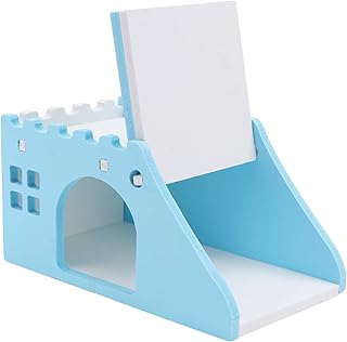 1pc Little Pet Staircase Villa Hamster Hideout Hamster Stuff Rat Hideout Climbing Accessories Hamster Toys Hamster Hut Animal Toys Small Pets House Wooden Double Cage Hamster Cage