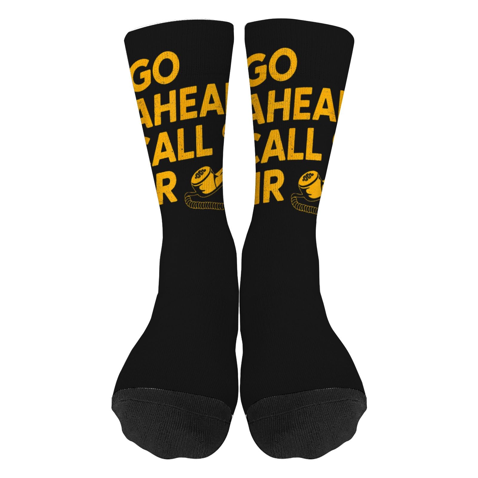 CharmZestPal Go Ahead Call Hr Womens Athletic Socks
