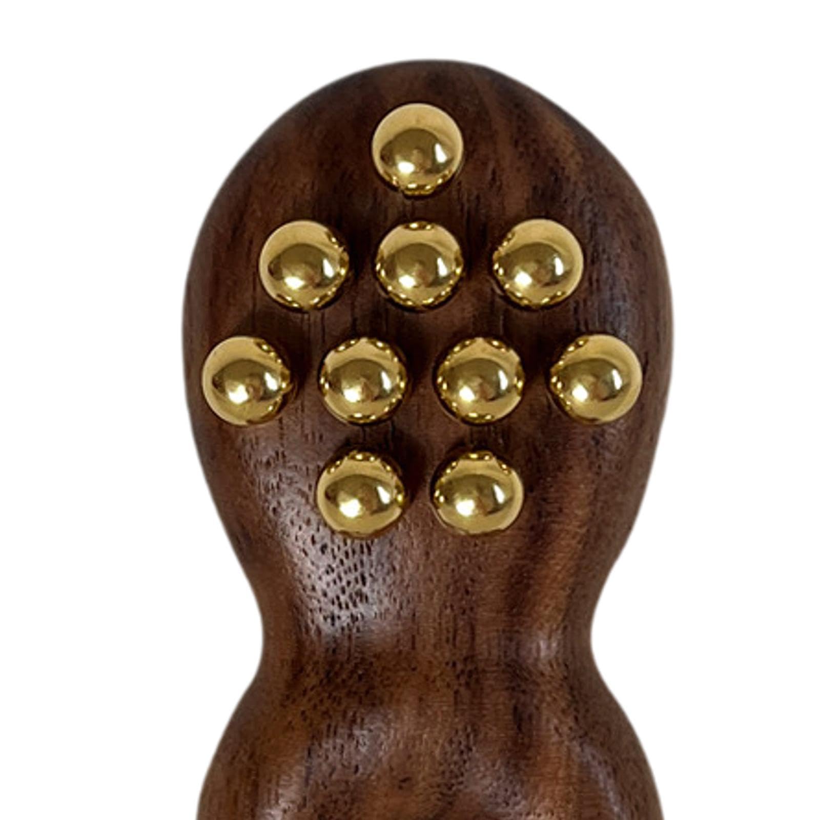 Generic Massaggiatore Facciale Manuale a Forma di Rana, Strumento Gua Sha in Legno