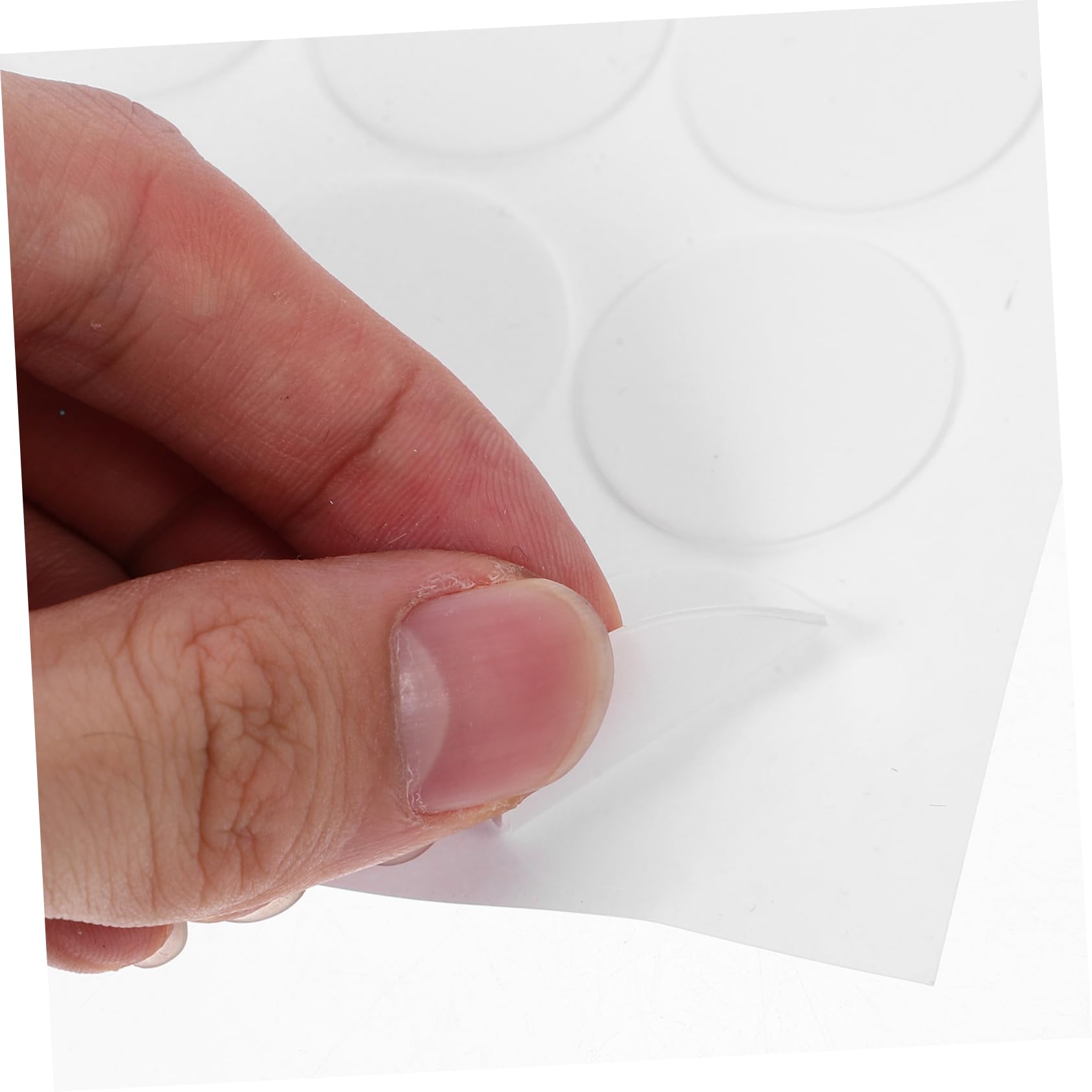 HOMOCONO 10 Pack Transparent Acrylic Adhesive Dots Stickers for Decorations Double Sided Sticky Dots for Office Supplies