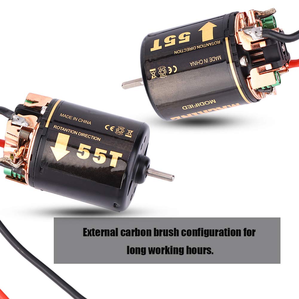 SUNGOOYUE 540 Brushless Motor, 35T 45T 55T Universal RC Model Car Brushless Motor for Big Trucks Climbing Car Model (55T) - Image 4