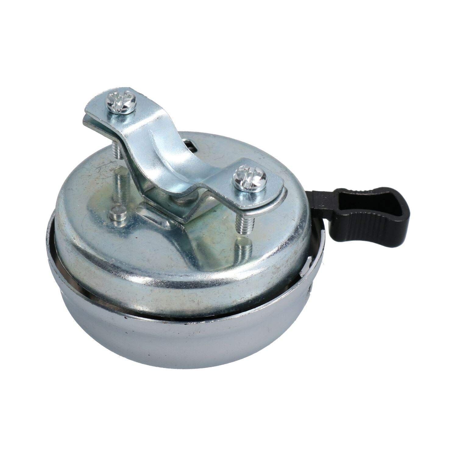 AB Tools Traditional Crown Dinger Bell Bike Cycle Polished Chrome Finish Handlebar Clamp