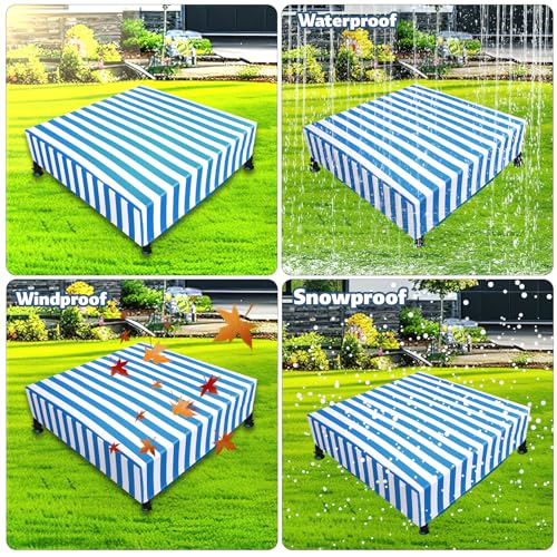 Cobertor para Piscina Infantil Lyreh 130x130x30 cm miniatura 6