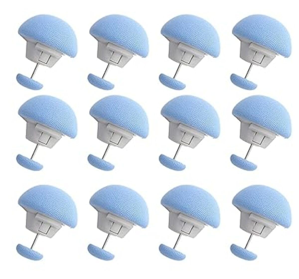 LAILAI Duvet Clips – Adjustable Bedding Fasteners to Secure Bed Sheets, Comforters, and Blankets, Non-Slip, Heavy Duty, Home and Hotel Use (12, Blue)-image-43