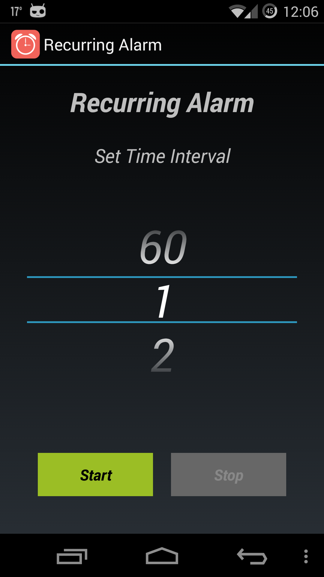 Recurring Alarm App on Amazon Appstore