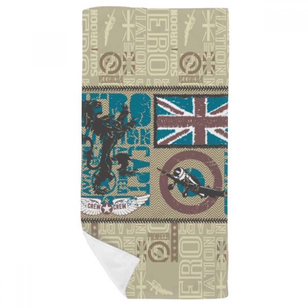 Gant de toilette doux capitaine lion 35x70cm de qualité supérieure