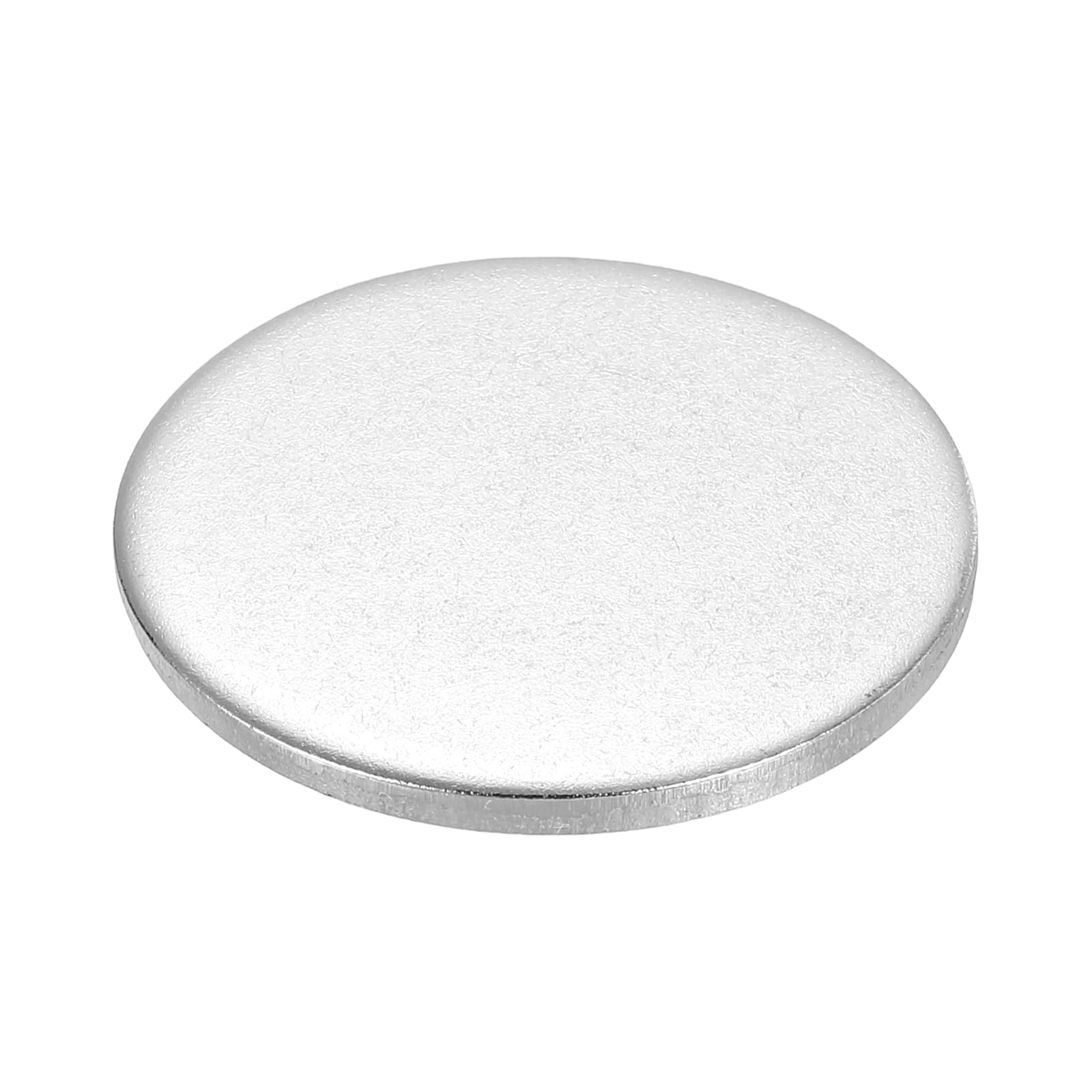 sourcing map Stainless Steel Disc, 2-3/4"(70mm) Dia x 0.1"(2.5mm) Thick Round Metal Stamping Blanks Tags Metal Round Circle Flat-Plate Sheet for Engraving Stamping Name Tag Crafts, Pack of 2