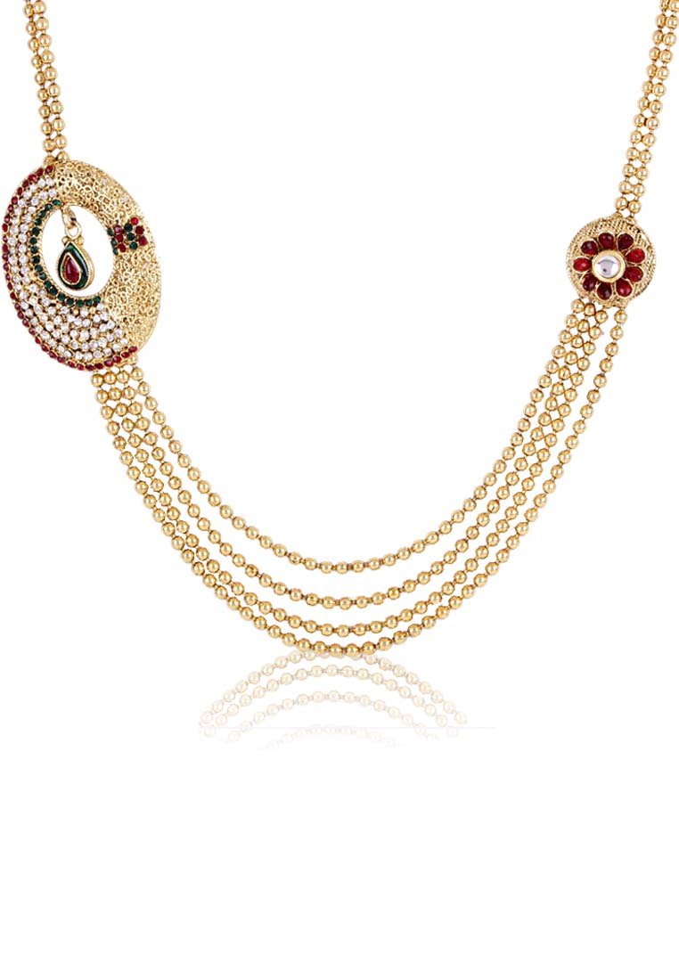 Plated Multi-Strand Necklace, Stylish Gift for Her