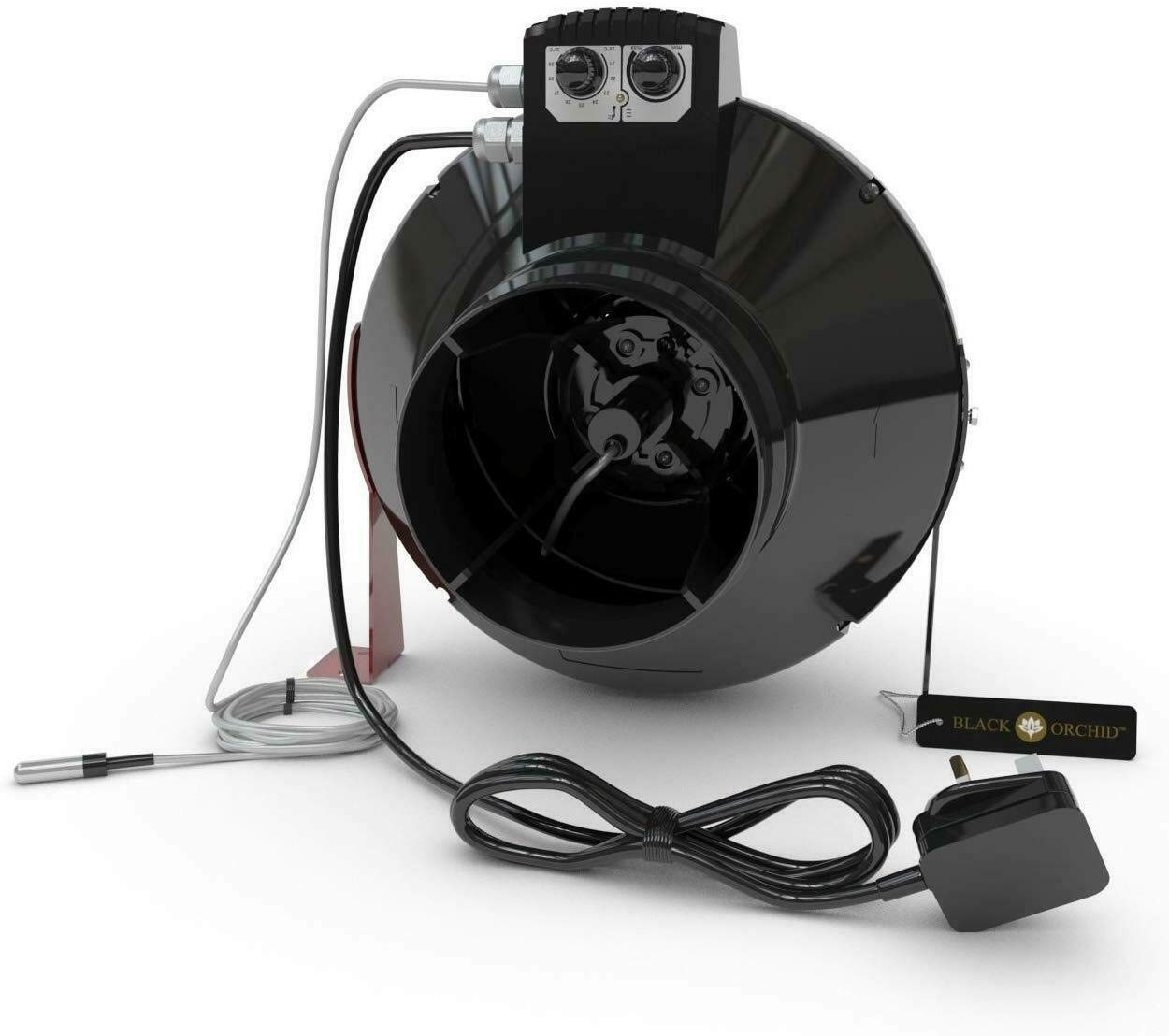 Buy 150mm Black Orchid Inlet Centrifugal Extractor Fan Blower Silent ...