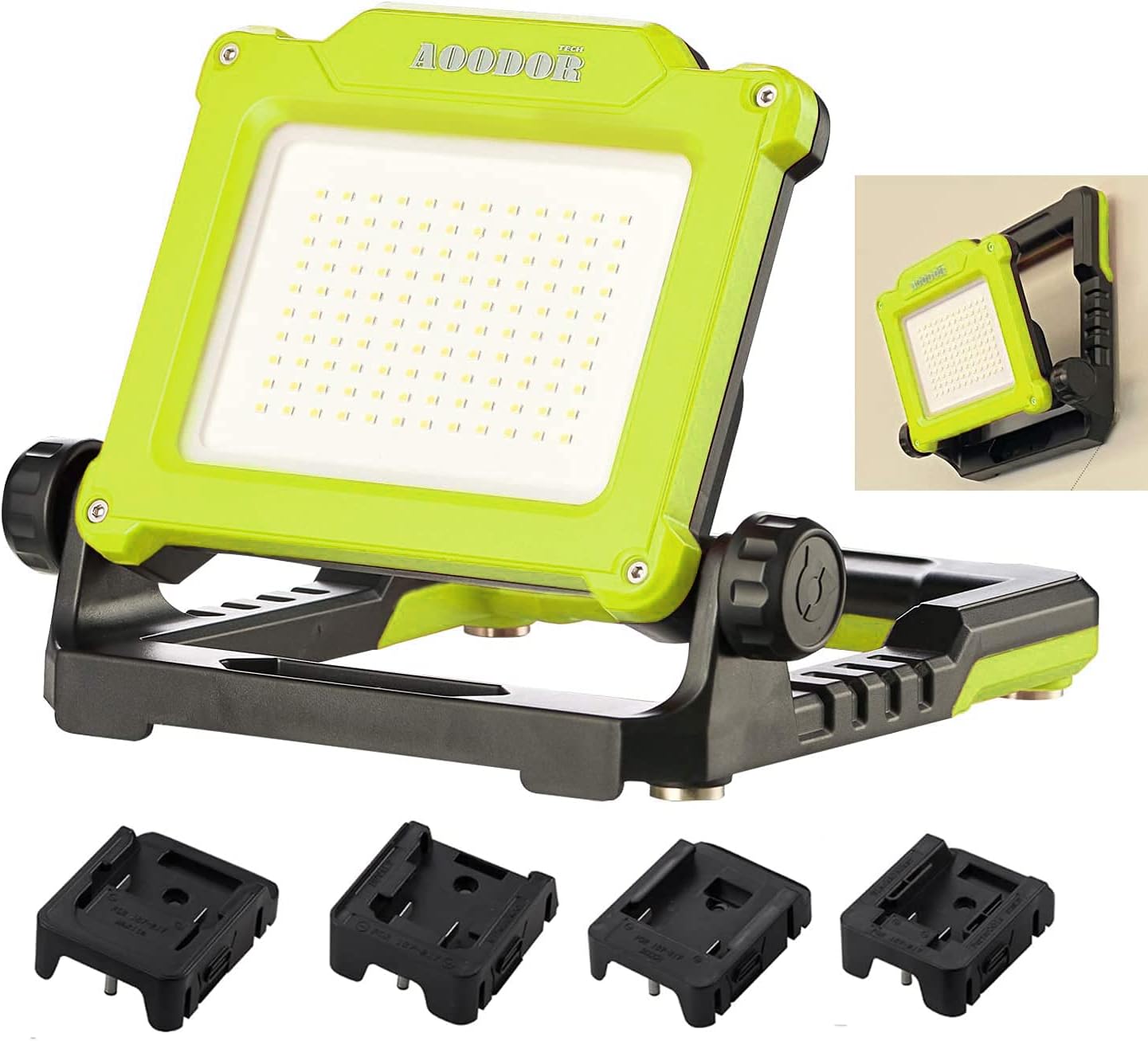 Exclusive Discount 80% Offer Aoodor Cordless LED Work Light 3500 Lumen Compatible Multiple Brands (Light Only)