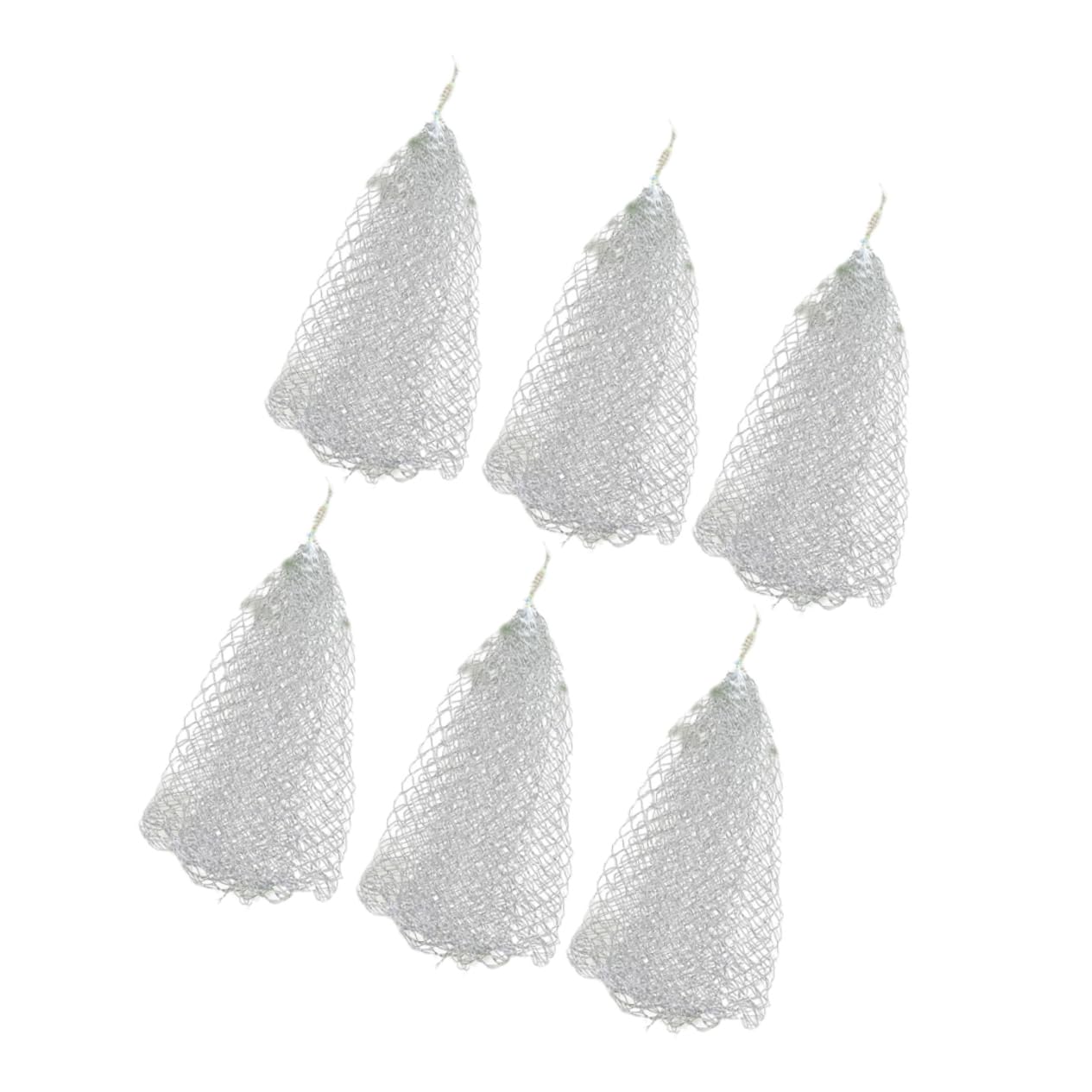 BESPORTBLE 40 Pièces Épuisette De Pêche Filet D'Appât Pliable Filet en Nylon Accessoires De Fonte Lancer Une Épuisette Un Filet À Mailles Denses pour La Pêche Remplacement De Maille De