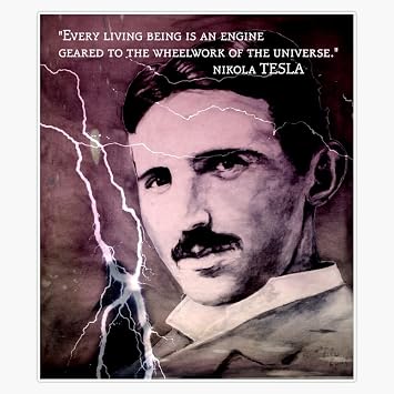 Nikola Tesla - Quote Bumper Sticker Vinyl Decal 5"