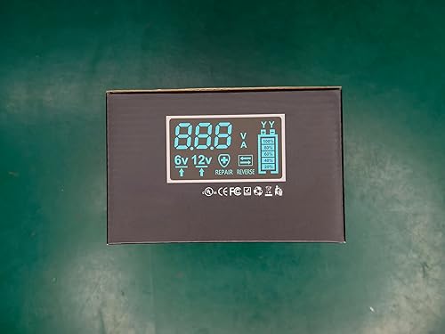 Miniatura 12 de Paquete de 2 cargadores de batería inteligentes totalmente automáticos de 6 V 12 V para automóvil, marina, motocicleta, cortacésped