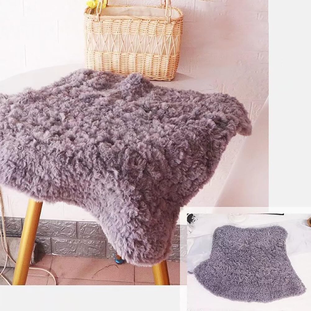 Flauschiges Kunstfell-Garn Zum Häkeln & Stricken – 2 X 100g – Weiches Polyestergarn Für Mützen, Schals, Puppen & DIY