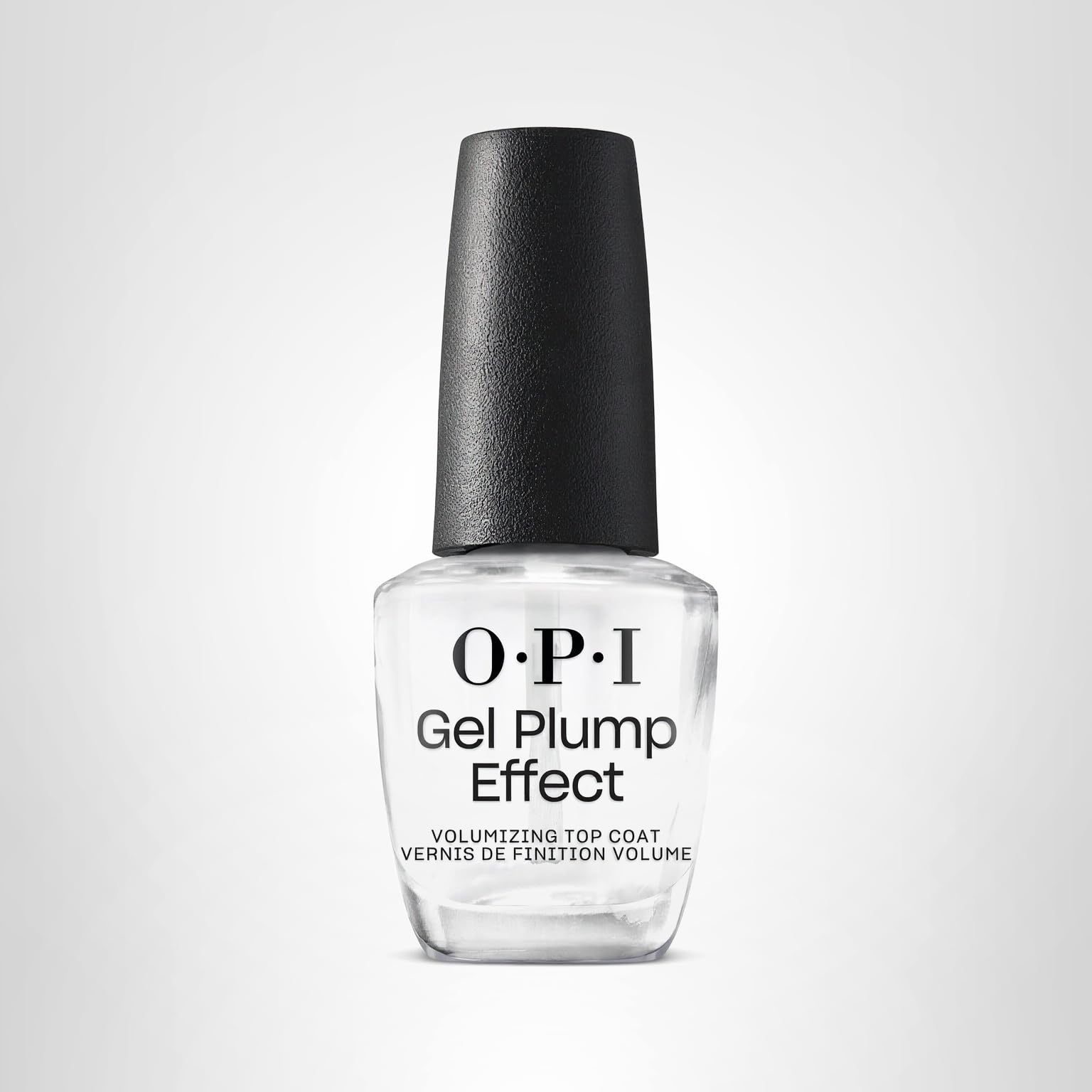 OPI Nail Lacquer Top Coat | Clear Nail Polish Top Coats | Classic, Quick Drying, High Shine, Gel-like Volumizing, & Matte Finish | Chip Resistant, High-Gloss, Long Lasting, Protects Color & Nails: OPI Gel Plump Effect Top Coat, Plumping & Volumizing