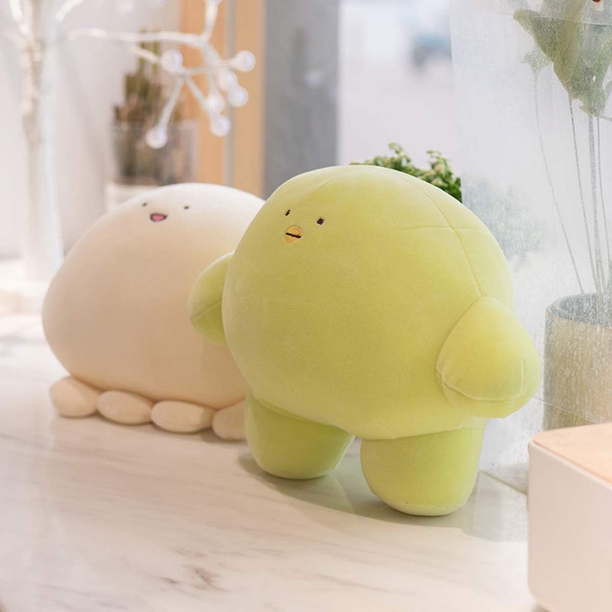 REFAHB 15.7 inch Cute Penguin Plush Stuffed Animal Body Pillow Fat Cartoon Cylindrical Body Pillows for Kids, Super Soft Hugging Toy Gifts for Bedding, Kids Sleeping Nap Kawaii Pillow