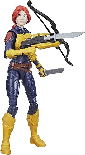 G. I. Joe Snake Eyes: G.I. Joe Origins Scarlett Figura de acción coleccionable con características de acción y accesorios, juguetes para niños a