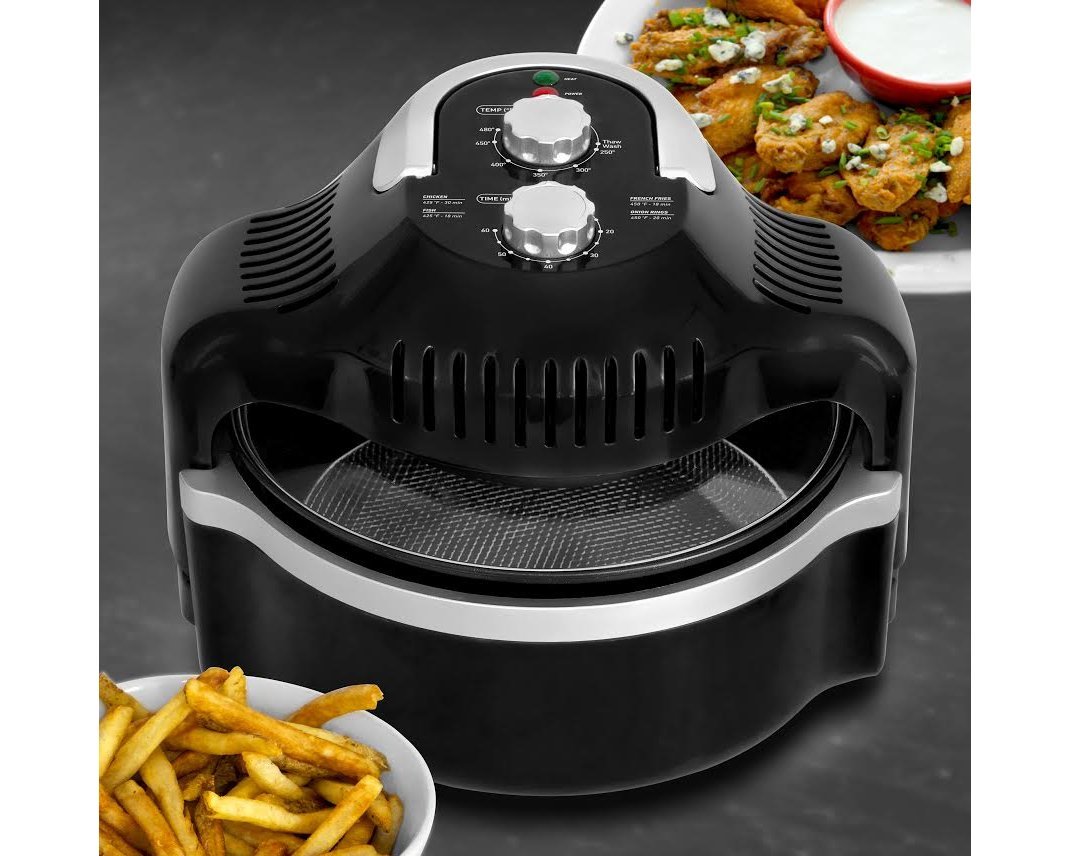 Cooklite Aerofryer, Convection Cooker, Airfryer and Oil Less Fryer (4.6 Liters Capacity) - Black