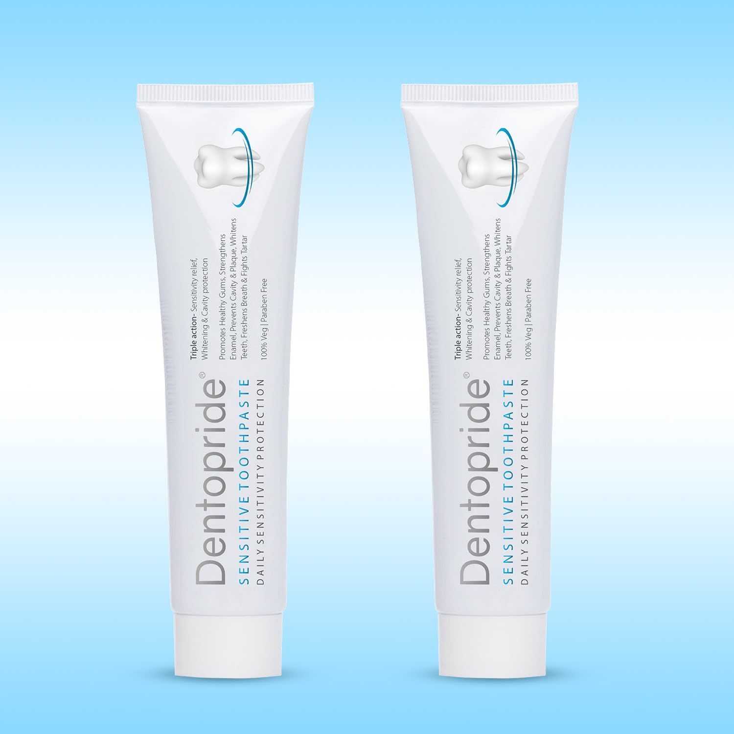 Dentopride Sensitive Toothpaste |Sensitivity Relief | Cavities protection |Paraben free |Vegetarian |(100 gm - Pack of 2)-image-21