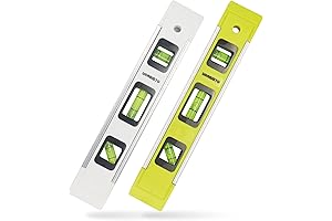 e leveler 2 Pack 9 Inch Torpedo Level Bubble Measuring Tool